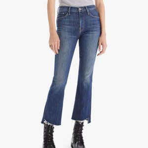 Mother Denim Jeans The Hustler Ankle Fray Size 24